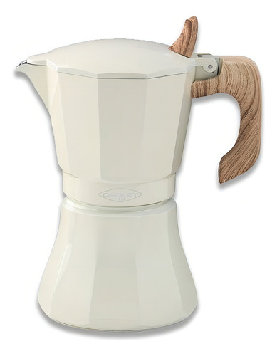 Cafetera Italiana Oroley Petra Cream 9 Tazas