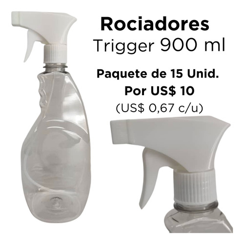 Rociador Atomizador Gatillo Trigger Envase Pet Spray Pistola