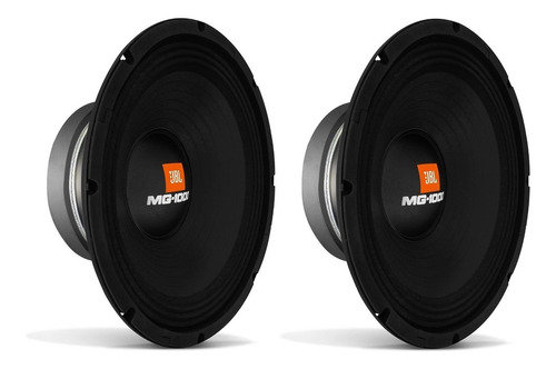 Kit 2 Medios Grave Jbl 12' Mid Bass 12mg1000 500w Rms 8 Ohms