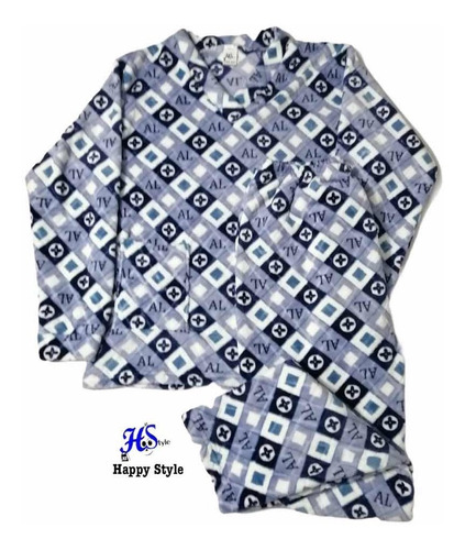 Pijama Para Hombre Piel De Conejo Térmica ( Hstyle )