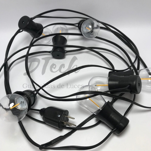 Imagen 3 de 7 de 20 Lámparas Led Mini Edison E27 1w Luz Cálida O Brillante