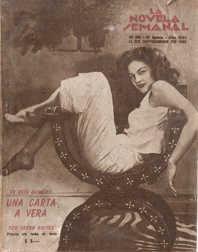 Revista La Novela Semanal Nº 982  Noviembre 1953