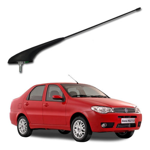 Haste Antena Teto Fiat Siena 2013 Novo Original