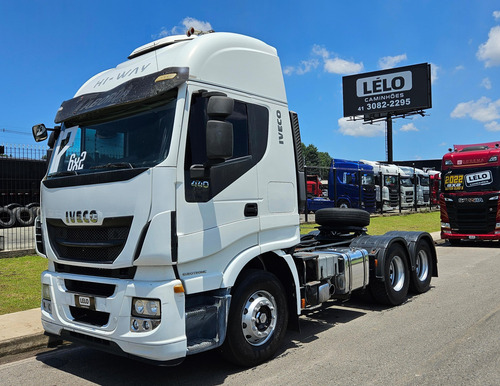 Iveco Hiway 6x2 Ano 17 Teto Alto Automático Ar Condicionado