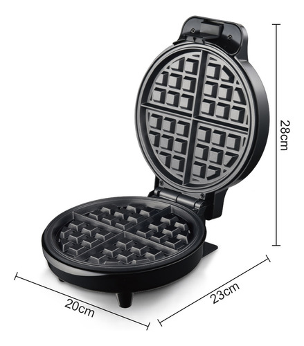 Raf Máquina De Waffles Automática Con Bandeja Antiadherente