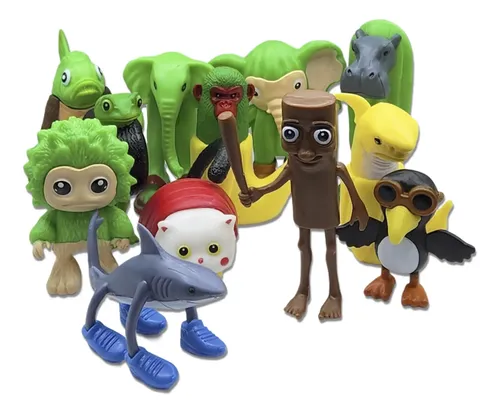 12 Figuras De Acción Italian Brainrot – Set De Memes Virales Como Tung Tung Tung Sahur Y Tralalero Tralala, 7 Cm