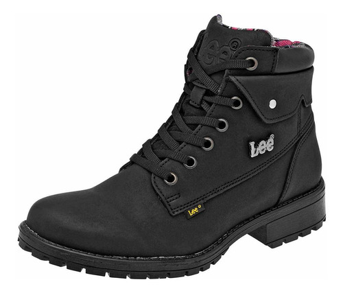 Bota Y Botin Mod 7009 Para Mujer Lee Color Negro