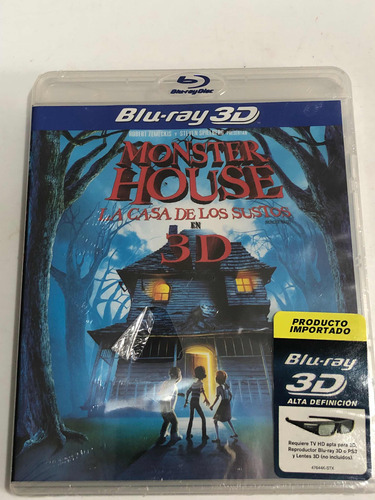 Blu Ray Monster House 3d Nueva Original