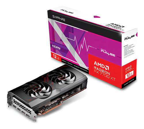 Tarjeta gráfica Sapphire Pulse Amd Radeon Rx 7700 Xt 12 gb