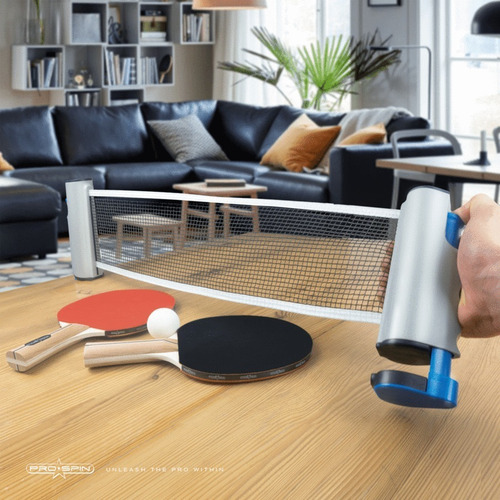 Imagen 4 de 7 de Red Ping Pong Con Soporte Ajustable Retráctil Extensible