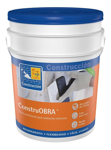 Pasta Profesional Construobra 2 Galon Vp Construccion Tienda