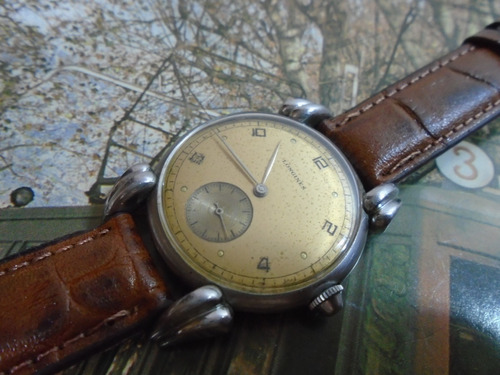 Longines Antigo Art Deco Grab Feet 1944 Cal 27m Raro Coleção