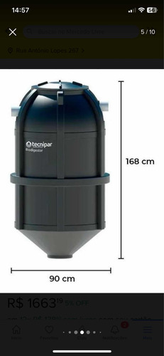 Fossa Séptica Biodigestor 750l Tecnipar