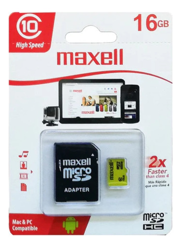 Memoria Micro Sd 16gb Maxell
