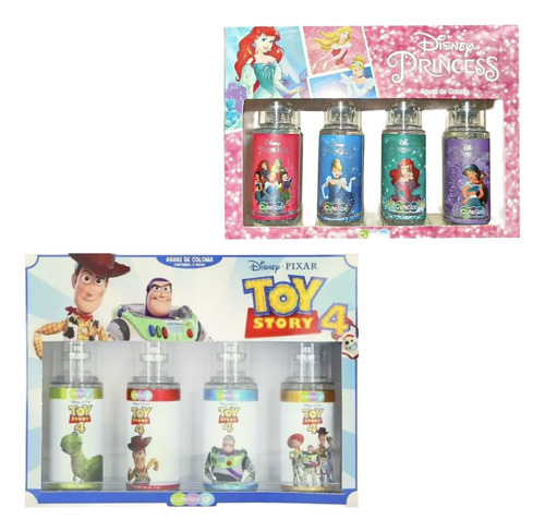 Kit Perfume Disney Princesas Y Toy Story 4pz (c/u)