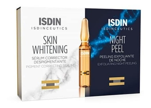Isdinceutics Skin Whitening & Night Peel Ampolleta 10+10x2ml Tipo De Piel Antiedad