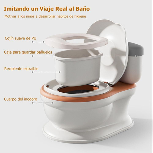 Asiento De Inodoro Para Entrenamiento De Orinal Para Niños