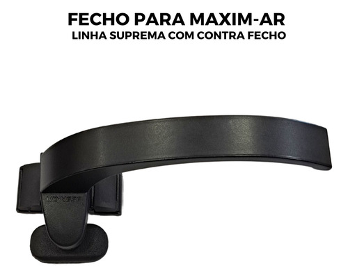 Fecho Para Janela Maxim-ar 735d Suprema M2 Su Preto 02 Pçs