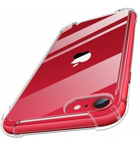 Carcasa Silicona Anti Shock +lamina Glass Para iPhone Se2020