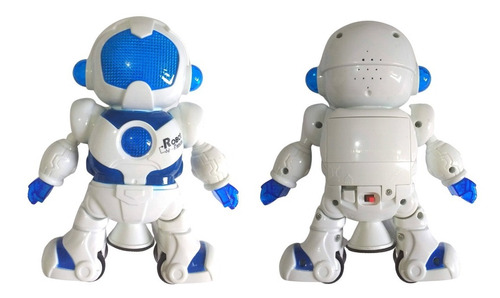 Imagen 3 de 6 de Robot Bailarín A Pilas C/música Y Luces Juguete Niños