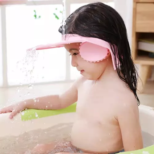 5 uds., Gorro de ducha para bebés y niños, gorro de baño para bebés, visera  de