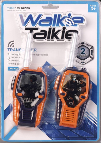 Walkie Talkie Military De Juguete