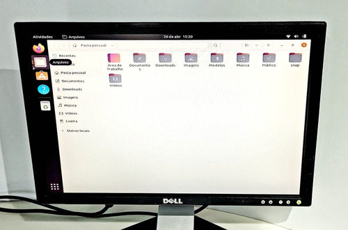 Monitor Lcd 19 Dell e198wfp Dvi Alta Resolução Ver Descrição