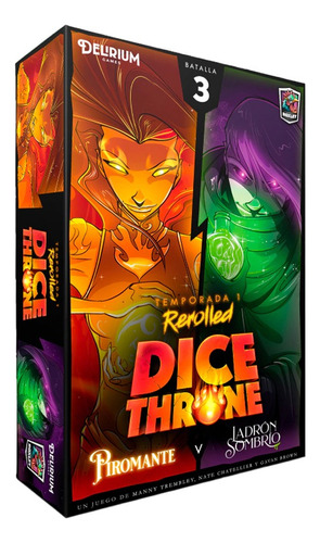 Dice Throne Piromante V Ladrón Sombrío Juego De Mesa Español