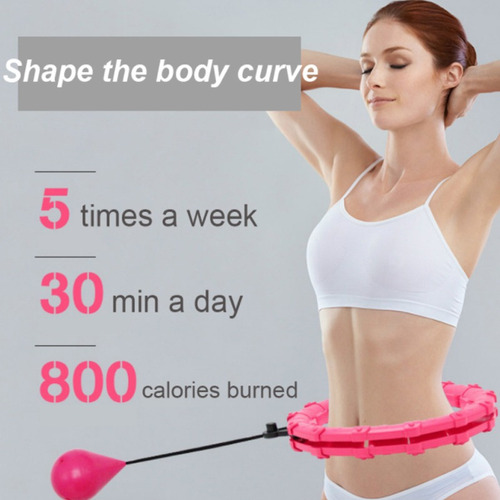 ..hula Hoop Inteligente Con Peso Ajustable, Ejercicio Abdomi