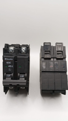 Breakers Termomag. Superficiales Gqc 2 Polo 40 Amp Exceline