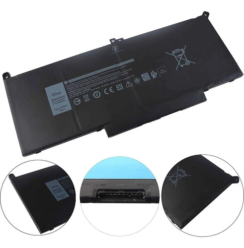 Bateria Dell F3ygt Latitude 7490, 7480, 7280, 7290, 7380
