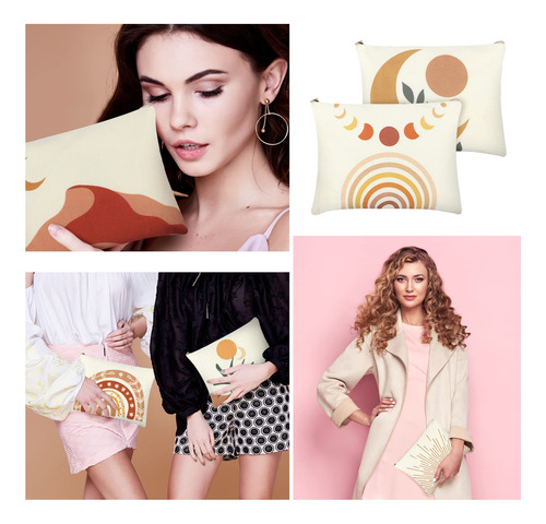 12 Bolsas De Cosméticos Bohemios Neceser De Maquillaje Arcoí