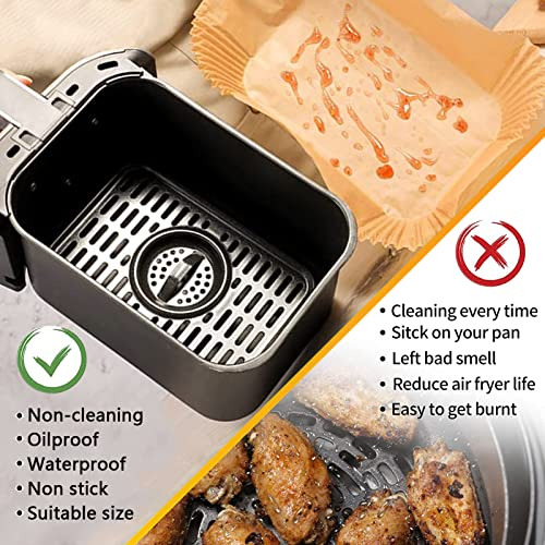 Forro De Papel Desechable Air Fryer Para Ninja Dz201/dz401/d
