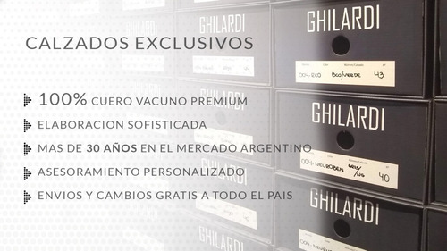Imagen 5 de 6 de Borcego Hombre Cuero Vacuno Premium Diseño Luton By Ghilardi
