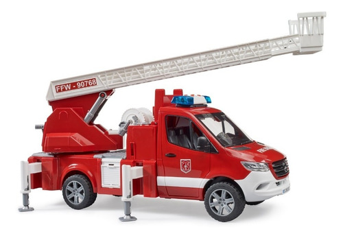 Bruder Toys Mb Sprinter Fire Engine 2673 Color Rojo Personaje sin figura