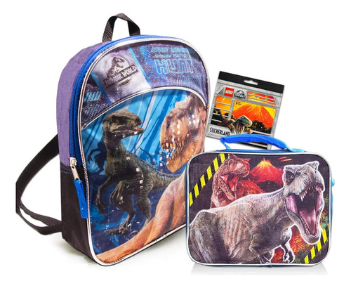 Conjunto De Mochila Jurassic World - Pacote De Mochila T-rex