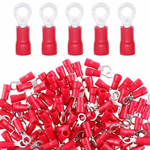 100pcs 22 16 Gaugo M4 Terminales Terminales Conectores ...