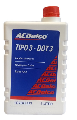 Liquido Frenos Dot 3 X 1 Lt Acdelco