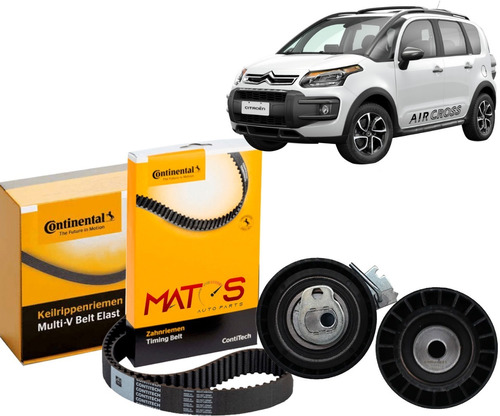 Kit Da Correia Dentada Aircross Glx 1.6 16v 2011 2012 Origin