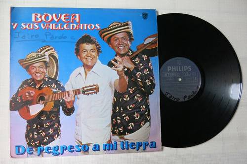 Vinyl Vinilo Lp Acetato Bovea Y Sus Vallenatos De Regreso A 