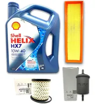 Comprar Kit 3 Filtros + Aceite Shell Peugeot 207 Compact 1.4 Nafta