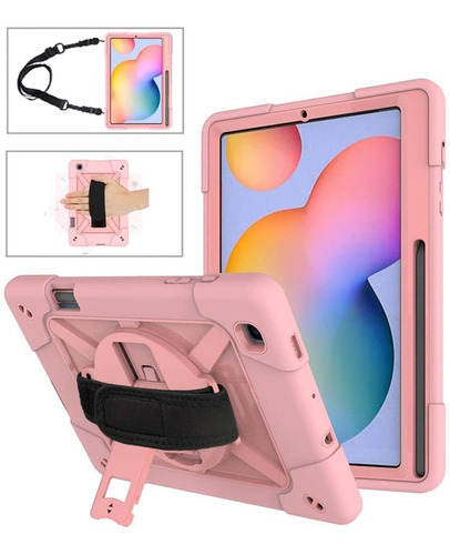 Funda Para Tablet Samsung Galaxy Tab S6 Lite 10.4 2020 Rosa