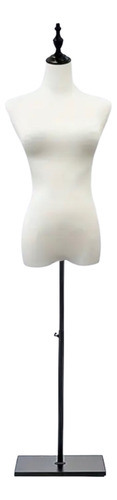 Maniquí Torso Para Exhibición De Ropa Blanco