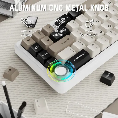 Teclado Mecánico Attack Shark X66 Bluetooth Inalámbrico