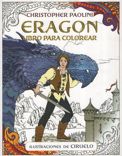 Eragon - Libro Para Colorear, De Paolini, Christopher. Roca Editorial, Tapa Blanda En Español, 2017