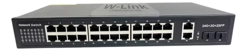 W-link Switch Gb 24gb+2gb+2sfp Montar En Rack, Metal Autom.