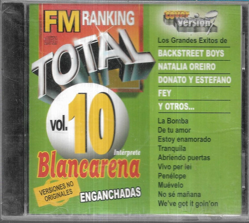 Blancarena Album Fm Ranking Total Vol.10 Enganchado Cd Nuevo
