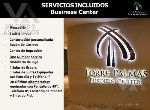 Oficina En Renta Equipada En Edificio Torre Palmas, Metepec