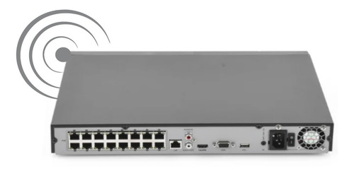 Imagen 3 de 3 de Nvr 4k De 16 Canales Poe H265+ Hdmi/vga Hilook By Hikvision
