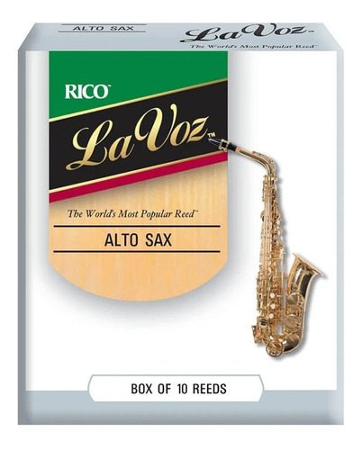 Pack X 10 De Cañas Rico La Voz - Saxo Alto - Medium Y Hard  
